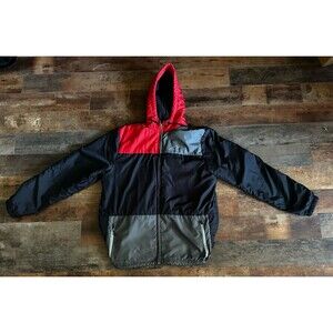 Alpinestars Jacket Mens XXL Full Zip Hooded Polyester Striped Moto Street